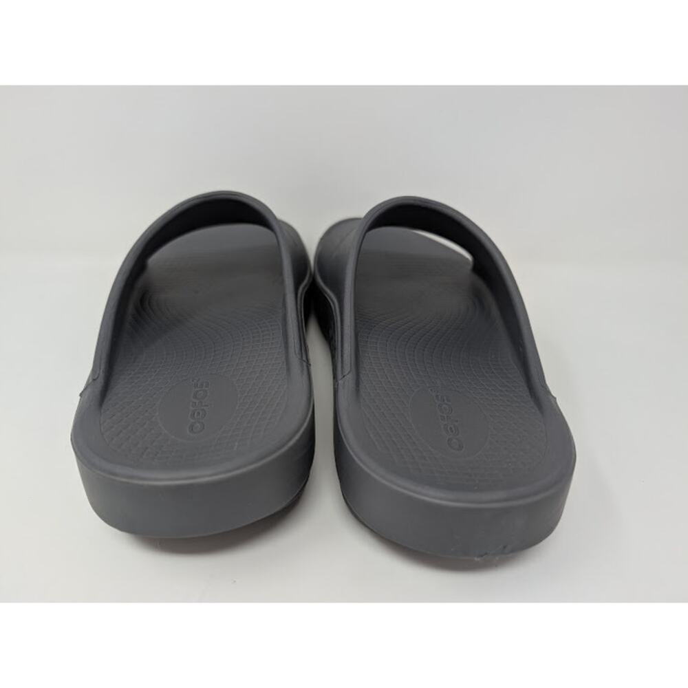 Oofos Ooahh Recovery Slide Sandals Womens 11/Mens 9 Gray Rubber Comfort Running - Picture 5 of 8
